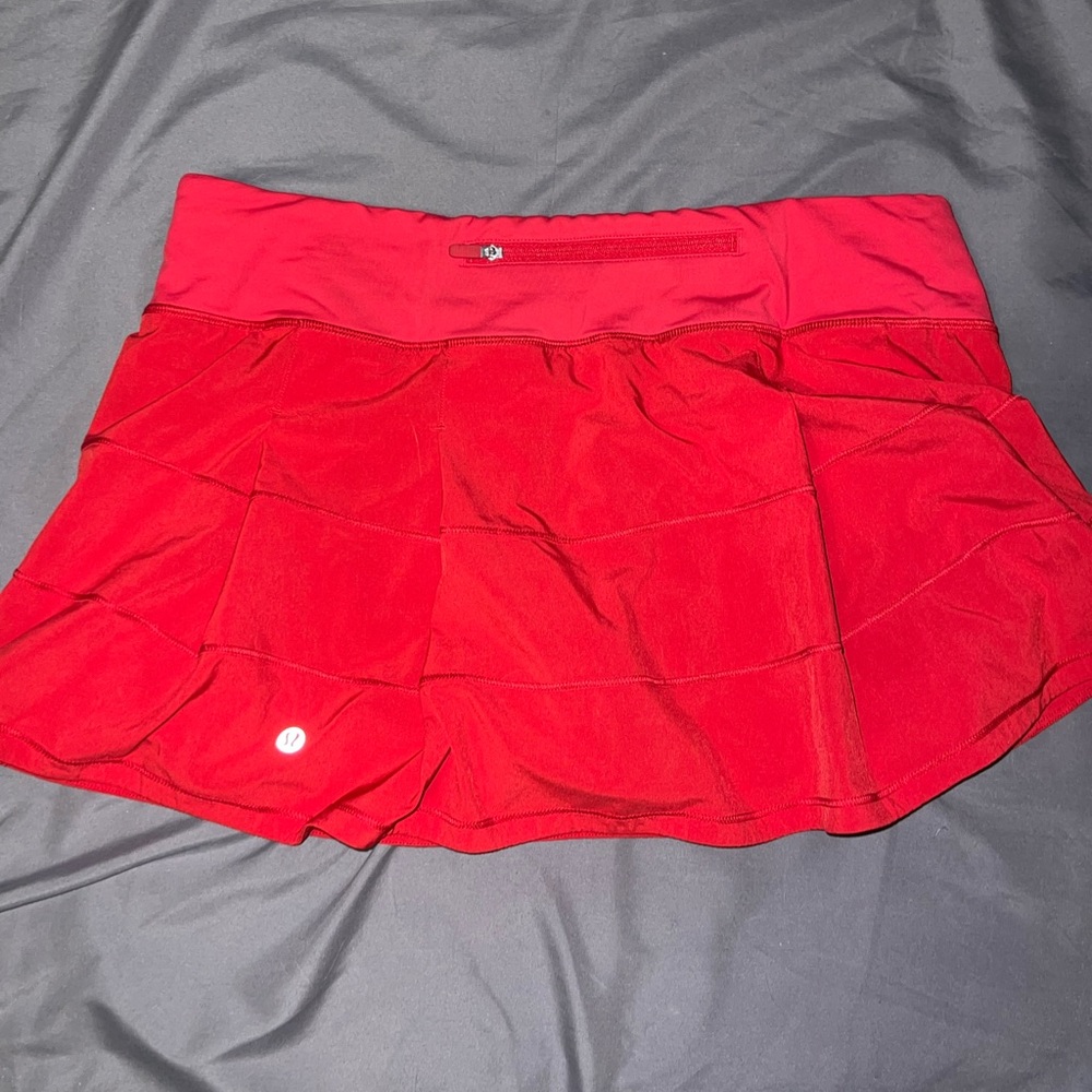 Lululemon red skirt